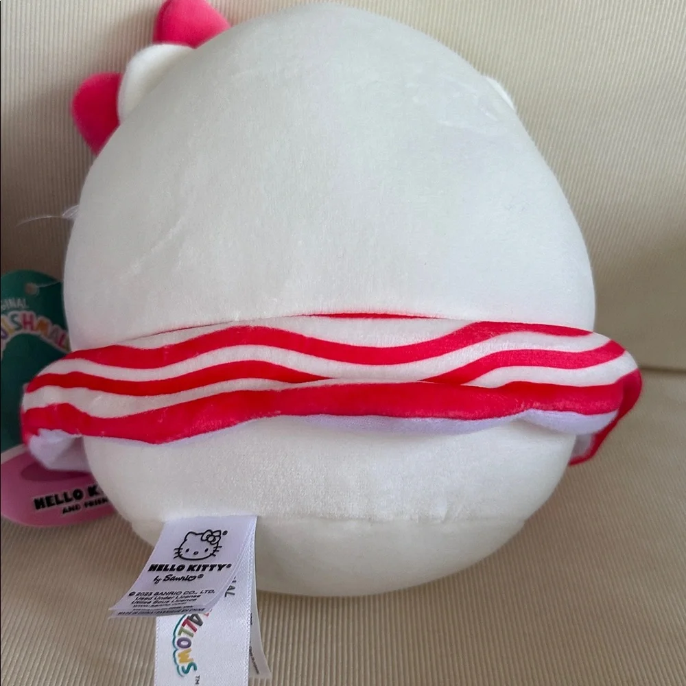 Hello Kitty Tote with Squishmallow and blanket